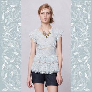 EUC {Anthro} Maeve Katrine Top, Sz L